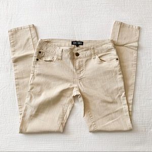 Cream colored jeans